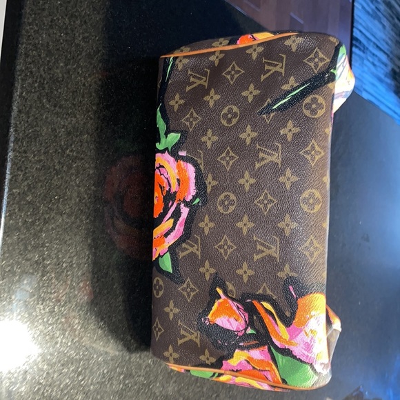 LIMITED EDITION Louis Vuitton Speedy Stephen Sprouse Roses Floral Damier Vernis - Picture 14 of 16